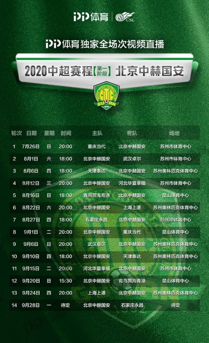 北京国安队再次登上领先位置，击败对手获胜